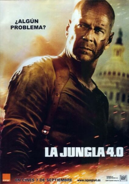 La jungla 4.0 (La jungla de cristal 4) (2007 Acción) DVDrip XviD Castellano