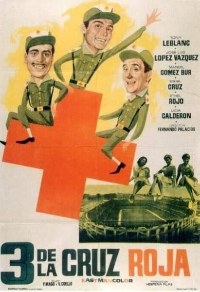 Tres de la Cruz Roja (1961) HDrip