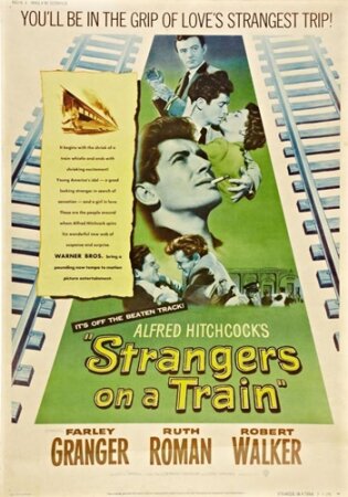 Extraños en un tren (1951 Intriga Crimen Alfred Hitchcock) DVDrip